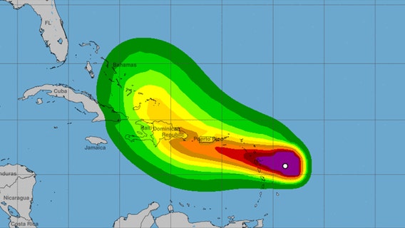 Tropical Storm Fiona targets Puerto Rico, other islands